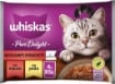 WHISKAS PURE DELIGHT CARNE IN GELATINA 4X85 GR 2 GUSTO POLLO 2 GUSTO MANZO