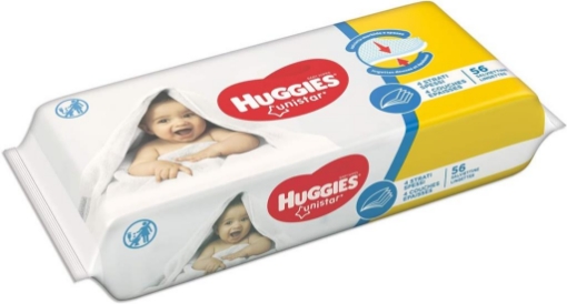 HUGGIES UNISTAR SALVIETTE UMIDIFICATE PER BAMBINI 56 SALVIETTE PER OGNI UTILIZZO OKX