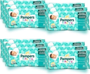 PAMPERS 600 PZ SALVIETTE UMIDIFICATE BAMBINI BABY FRESH 
