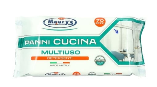MAURY'S SALVIETTE MULTIUSO PER CUCINA IN CONFEZIONE DA 70 PEZZI
