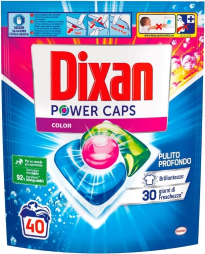 DIXAN POWER CAPS COLOR DETERSIVO LAVATRICE 40 CAPSULE OKX