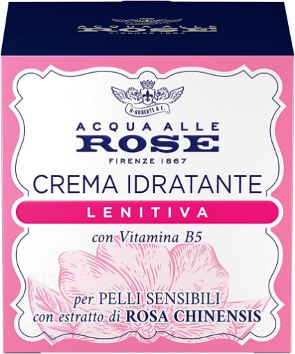 ACQUA ALLE ROSE CREMA VISO IDRATANTE LENITIVA CON ESTRATTO DI ROSA CHINENSIS 50 ML E VITAMINA B5 OKX