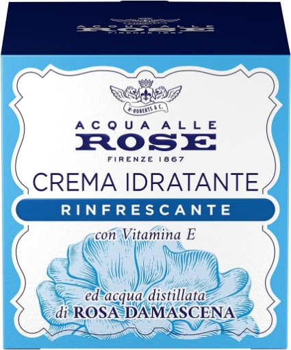 ACQUA ALLE ROSE CREMA VISO IDRATANTE RINFRESCANTE CON ACQUA DISTILLATA 50 ML ROSA DAMASCENA E VITAMINA E OKX