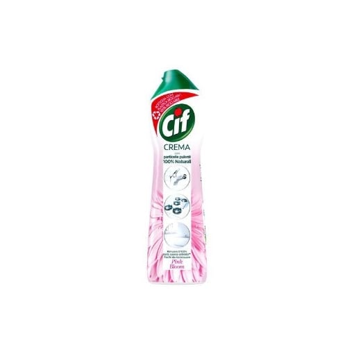 CIF CREMA CASA 500ML FIORI ROSA CON PARTICELLE PULENTI NATURALI RIMUOVE SPORCO OSTINATO OKY