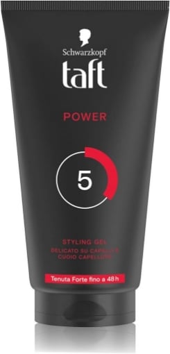 SCHWARZKOPF GEL N 5 PER CAPELLI TAFT POWER STYLING TENUTA FORTE FINO A 48H FORMULA VEGANA DELICATO 150 ML OKX