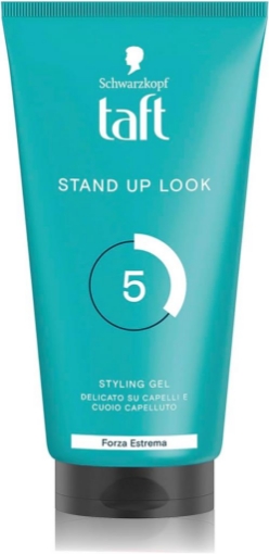 SCHWARZKOPF GEL N 5 PER CAPELLI TAFT STYLING STAND UP LOOK  UOMO E DONNA A LUNGA DURATA 150 ML OKX