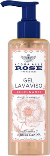 ACQUA ALLE ROSE GEL DETERGENTE VISO ILLUMINANTE CON VITAMINA C DI ROSA CANINA PER PELLI SPENTE E OPACHE 200 ML