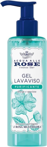 ACQUA ALLE ROSE GEL DETERGENTE VISO PURIFICANTE ROSA MULTIFLORA PER PELLI MISTE O CON IMPERFEZIONI 200 ML OKX