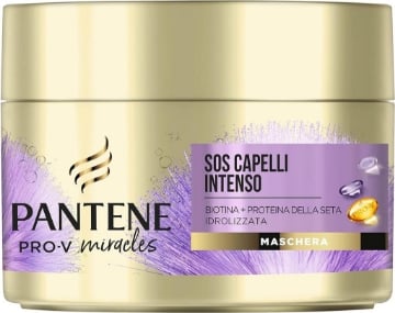 PANTENE PRO-V MASCHERA MIRACLES SOS CAPELLI INTENSO 160 ML BIOTINA + PROTEINA DELLA SETA OKX