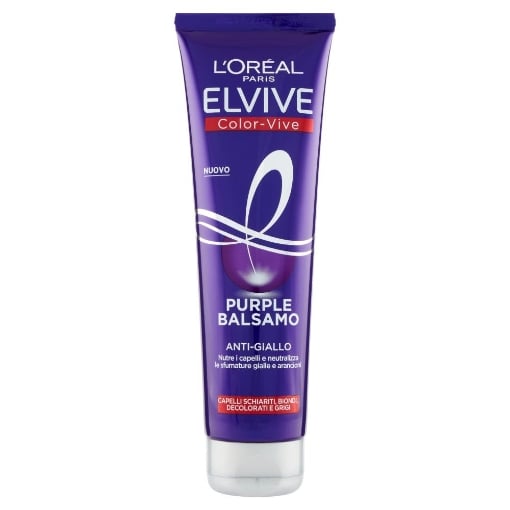 L'ORÉAL PARIS BALSAMO ANTIGIALLO COLOR VIVE PURPLE, PER CAPELLI SCHIARITI, BIONDI, GRIGI, 150 ML OKX