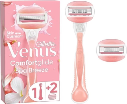 GILLETTE VENUS COMFORTGLIDE SPA BREEZE RASOIO DA DONNA 2 LAME OKX