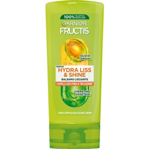 GARNIER FRUCTIS BALSAMO LISCIANTE HYDRA LISS & SHINE CAPELLI CRESPI DIFFICILI DA LISCIARE 200 ML OKX