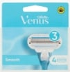 GILLETTE VENUS LAMETTE RASOI DONNA SMOOTH PER RASOIO A 3 LAME, CONFEZIONE DA 4 OKX