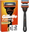 GILLETTE FUSION 5 RASOIO DA UOMO 1 RASOIO GILLETTE 2 LAMETTE DI RICAMBIO PER RASOIO OKX