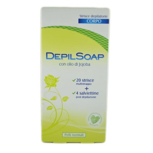 DEPILSOAP STRISCE DEPILATORIE CORPO PELLI NORMALI 20PZ OKX