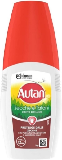 AUTAN SPRAY ANTIZECCHE ANTIZANZARE E TAFANI FINO A 3 ORE DI PROTEZIONE DAI TAFANI E 12 DALLE ZECCHE 100 ML OKX