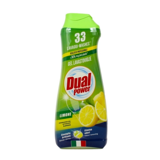 DUAL POWER GEL LAVASTOVIGLIE LIMONE 33 LAVAGGI 660 ML OKX