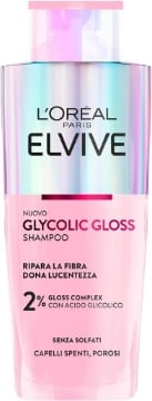 L'ORÉAL PARIS ELVIVE SHAMPOO PER CAPELLI SPENTI E POROSI CAPELLI SETOSI  GLYCOLIC GLOSS 200 ML OKX