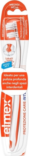 ELMEX SPAZZOLINO PROTEZIONE CARIE SETOLE MEDIE PULIZIA ACCURATA TESTINA CORTA PER LA PULIZIA 1 PZ OKX