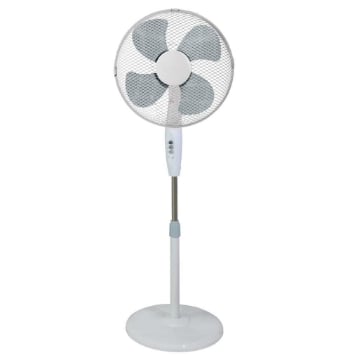 VENTILATORE WHITY 45W CON PIANTANA 130 CM 3 VELOCITÀ E ALTEZZA REGOLABILE OKX