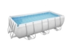 BESTWAY PISCINA FUORI TERRA POWER STEEL RETTANGOLARE 404 X 201 X 100 CM