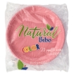 MAURY'S PIATTI PIANI BIOPLASTIC DIAMETRO 21,5CM 20 PEZZI IN COLORAZIONE ROSA OKX