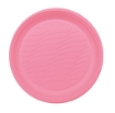 MAURY'S BIOPLASTIC PIATTI DESSERT DIAMETRO 17CM 20 PEZZI IN COLORAZIONE ROSA OKX