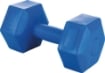 MANUBRIO IN PVC CON SABBIA 4 KG FITLOVER COLOR BLU