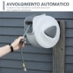 AVVOLGITUBO AUTOMATICO DA PARETE CON ATTACCO 3/8'' 10 + 2M