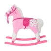 CAVALLO A DONDOLO PER BAMBINE CON SUONI ROSA