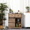 CREDENZA DA CUCINA IN STILE INDUSTRIALE DISPENSA VINTAGE