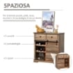 CREDENZA DA CUCINA IN STILE INDUSTRIALE DISPENSA VINTAGE