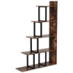 LIBRERIA STILE INDUSTRIALE 5 LIVELLI CON TELAIO IN FERRO 102 X 30 X 160 CM