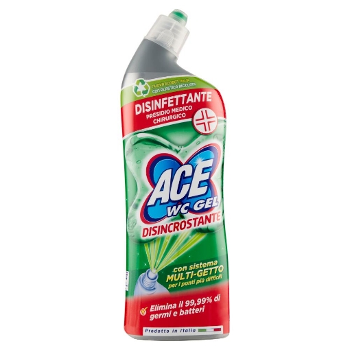 ACE WC GEL + SCARICO DISINCROSTANTE IN FORMATO DA  700 ML OKX