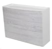 MODULO SCARPIERA IML WOOD BIANCO CON DECORO FINTO LEGNO SCARPÌ 51,5X16X39 CM COLOR BIANCO 