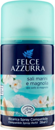 FELCE AZZURRA PROFUMATORE PER AMBIENTE AUTOMATICO RICARICA DA 250 ML FRAGRANZA SALI MARINI OKX