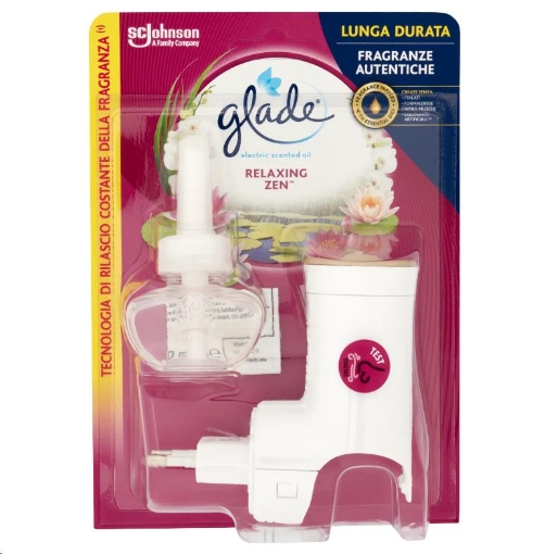 GLADE DEODORANTE PER AMBIENTE ELETTRICO BASE + RICARICA  20 ML RELAXING ZEN OKX