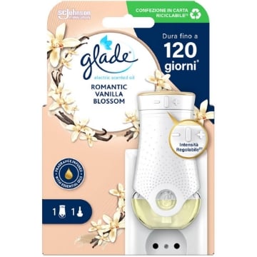 GLADE DEODORANTE PER AMBIENTE ELETTRICO BASE + RICARICA  20 ML ALLA VANIGLIA OKX