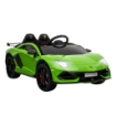 MACCHINA ELETTRICA PER BAMBINI CON TELECOMANDO MARCHIO LAMBORGHINI AVENTADOR, ETÀ 3-8 ANNI, VERDE