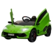 MACCHINA ELETTRICA PER BAMBINI CON TELECOMANDO MARCHIO LAMBORGHINI AVENTADOR, ETÀ 3-8 ANNI, VERDE