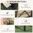 SET DA GIARDINO IN RATTAN CON 2 POLTRONCINE CON CUSCINI E TAVOLINO ROTONDO IN VETRO, BEIGE