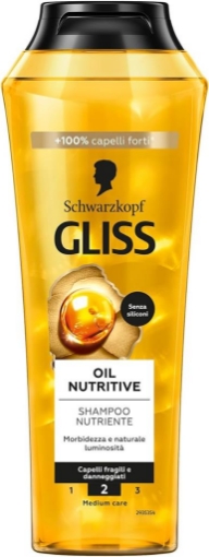 GLISS OIL NUTRITIVE SHAMPOO NUTRIENTE 250 ML 