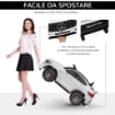 MACCHINA ELETTRICA PER BAMBINI 3-5 ANNI MERCEDES CON CINTURA DI SICUREZZA E TELECOMANDO, BIANCO