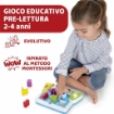 CHICCO LE FORME DELLE VOCALI EDU4YOU, GIOCO EDUCATIVO ELETTRONICO E PARLANTE PER IMPARARE LE LETTERE DELL'ALFABETO E LE FORME, ISPIRATO AL METODO MONTESSORI, GIOCHI PER BAMBINI 2-4 ANNI OKX