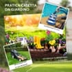 CASETTA DA GIARDINO PORTA ATTREZZI IN ACCIAIO ZINCATO E PP CON FINESTRA, 259X172X222 CM, GRIGIA E BIANCA