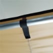 TENDALINO DA TETTO AUTO LATERALE E IMPERMEABILE CON ALTEZZA REGOLABILE, 2.5X1.6M, CACHI