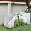 MINI SERRA DA GIARDINO E BALCONE IN PLASTICA PE E ACCIAIO CON CHIUSURA A ZIP, 99X71X60 CM