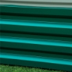 LETTO PER ORTO RIALZATO A FONDO APERTO CON RIVESTIMENTO, IN ACCIAIO ZINCATO, 120X60X30.5 CM, VERDE