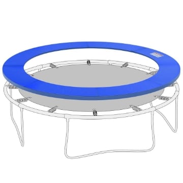 BORDO DI PROTEZIONE PER TRAMPOLINO, BLU Ø305CM