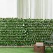 SIEPE ARTIFICIALE 200X100 CM IN SETA E PLASTICA PE, SIEPE FINTA DI POTHOS CON 495 FOGLIE, VERDE